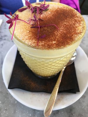 Hot Turmeric Tea at Redemption - Shoreditch in East London