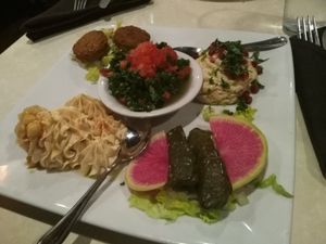Vegetarian Plate (Vegan) at Leyla in Charleston