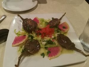 Makdous (Vegan Appetizer) at Leyla in Charleston