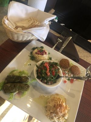 Veggie plate! at Leyla in Charleston