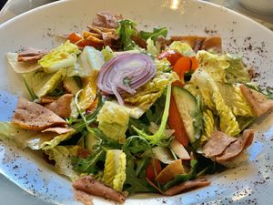 Fattoush salad at Leyla in Charleston