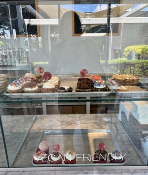 Vegan Cupcake Section  at Green Goodies in Oklahoma City