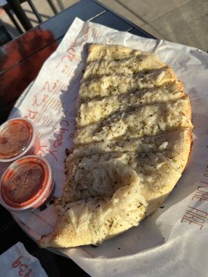 Vegan cheesy bread  at Blaze Pizza in Schenectady