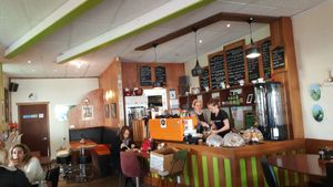 Inside at Soulshine Cafe in Auckland