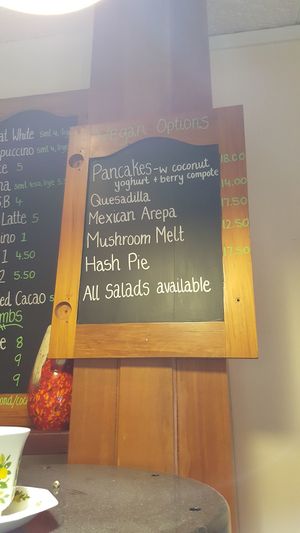 Vegan Options at Soulshine Cafe in Auckland