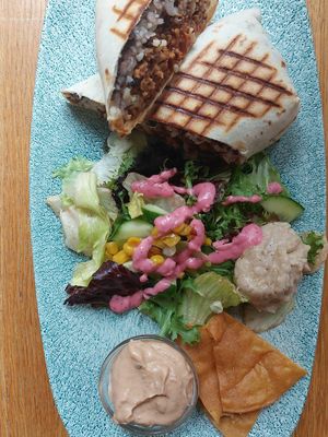 Burrito con carne at El Sombrero Verde in Kiel