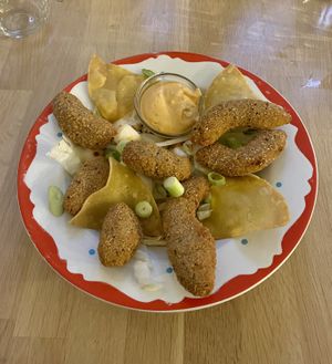 Avocado nuggets  at El Sombrero Verde in Kiel