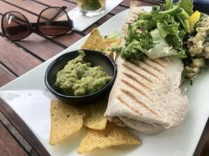 Burrito mexicano at El Sombrero Verde in Kiel