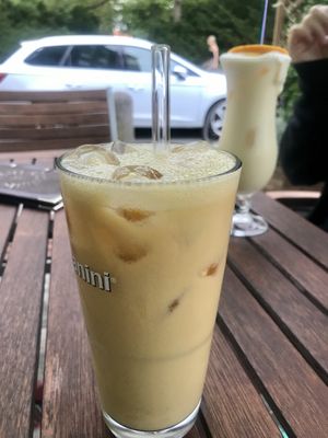 Sweet Chai Lassi at El Sombrero Verde in Kiel