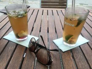 Home Made Ice Tea at El Sombrero Verde in Kiel