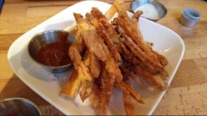 sweet potato fries at Mataim - Gourmet Falafel in Cologne