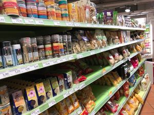 inside at Alnatura in Zurich