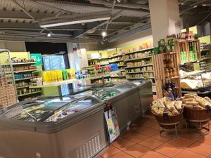 inside at Alnatura in Zurich