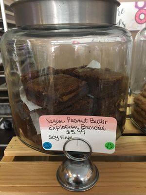 Vegan goodies are clearly labeled at Sweet Natalie's (and everything is 100% gluten-free) at Baby Doll Bakery in Wheaton