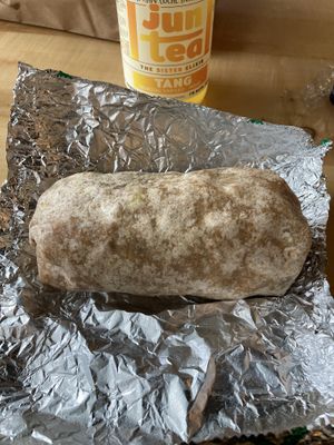Vegan Breakfast Burrito - obviously burritos are hard to photograph well haha at Market on Front in Missoula