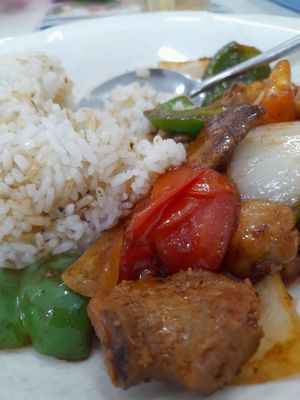 Fried rice vegan Beef at Dinh Y in Ho Chi Minh City