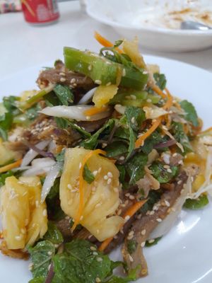 Vegan Beef salad at Dinh Y in Ho Chi Minh City