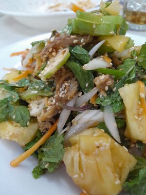 Vegan Beef salad at Dinh Y in Ho Chi Minh City