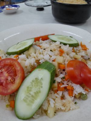 Mixed veggies fried rice at Dinh Y in Ho Chi Minh City