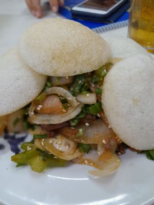 Vegan beef salad at Dinh Y in Ho Chi Minh City