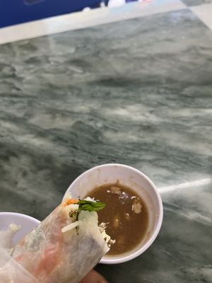 spring roll  at Dinh Y in Ho Chi Minh City