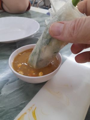 Delicious dipping sauce at Dinh Y in Ho Chi Minh City