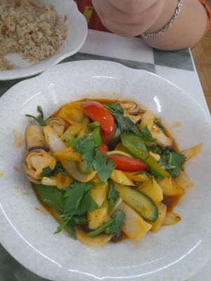 Sweet and sour veggies at Dinh Y in Ho Chi Minh City