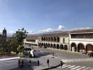 View from teraza  at Via Via Cafe in Ayacucho
