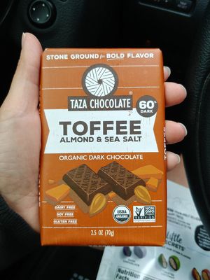 Vegan Toffee ans Chocolate Front at Wegmans in Alexandria