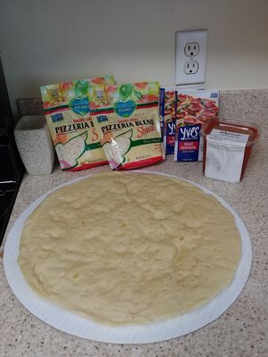 Vegan Pizza Items: Don't get the in house marinara, it tastes like tomato paste at Wegmans in Alexandria