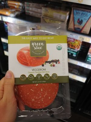 Vegan Deli Slices, several options at Wegmans in Alexandria