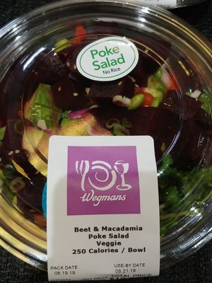 Vegan Poke Salad at Wegmans in Alexandria