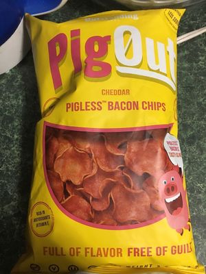 Vegan bacon chips at Wegmans in Alexandria