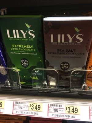 Vegan dark chocolate at Wegmans in Alexandria