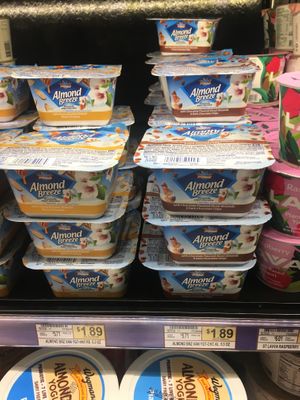 Vegan almond breeze yogurt...not the honey at Wegmans in Alexandria