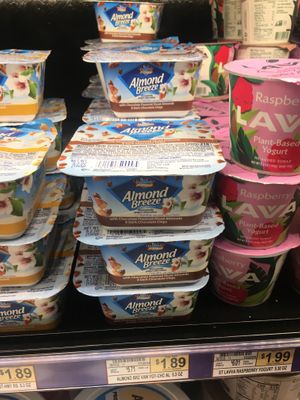 Vegan chocolate yogurt at Wegmans in Alexandria