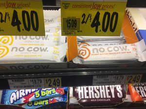 Vegan no cow bar at Wegmans in Alexandria