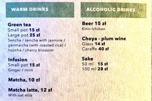 Menu 7 of 8, July 2021 at Youmiko Vegan Sushi - Hoża in Warsaw