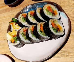 Maki set at Youmiko Vegan Sushi - Hoża in Warsaw