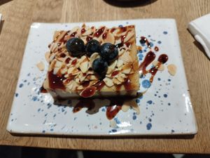 Best vegan cheesecake at Youmiko Vegan Sushi - Hoża in Warsaw