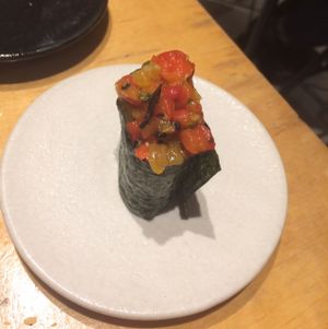 special treat!  at Youmiko Vegan Sushi - Hoża in Warsaw