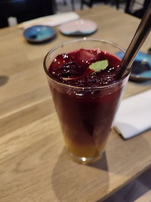 Mocktail at Youmiko Vegan Sushi - Hoża in Warsaw