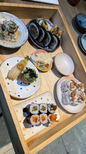 Set for 49zl  #Veganuary at Youmiko Vegan Sushi - Hoża in Warsaw