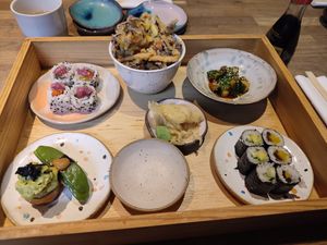Bento box/ lunch option at Youmiko Vegan Sushi - Hoża in Warsaw