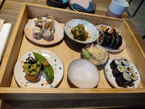 Bento box/ lunch option at Youmiko Vegan Sushi - Hoża in Warsaw