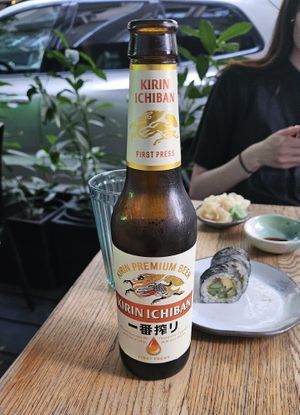 Alcoholic beer at Youmiko Vegan Sushi - Hoża in Warsaw