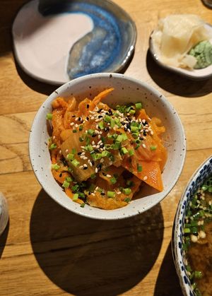 Kimchi starter at Youmiko Vegan Sushi - Hoża in Warsaw