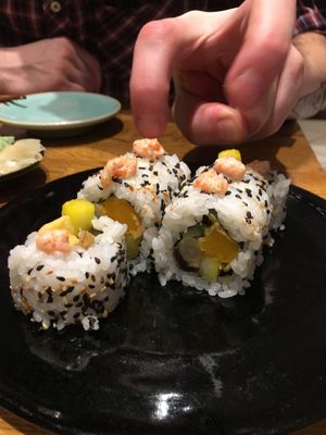 tasting menu at Youmiko Vegan Sushi - Hoża in Warsaw