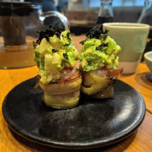 This was so good I cried tiers of joy. at Youmiko Vegan Sushi - Hoża in Warsaw