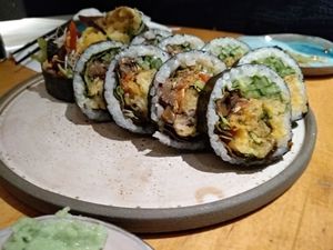 Best sushi ever at Youmiko Vegan Sushi - Hoża in Warsaw